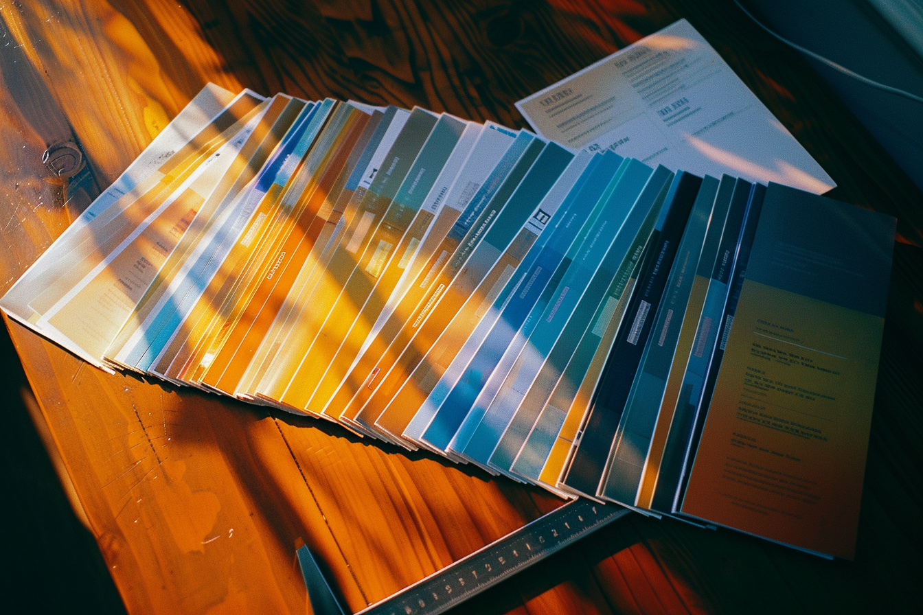 Aerial view of a European container port at sunset
